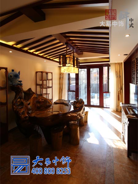 園景別墅中式裝修完工實(shí)拍 呈現最寫(xiě)實(shí)傳統風(fēng)