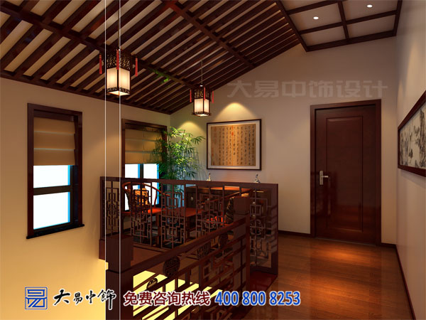 黑龍江哈爾濱280平米中式復式樓裝飾效果圖