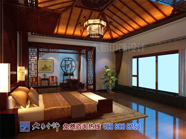 黑龍江哈爾濱280平米中式復式樓裝飾效果圖