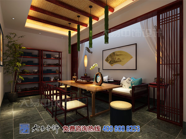 蘇州桃花源別墅裝修 氣派禪意中式生活
