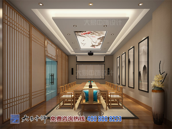 禪意辦公室中式設計裝修 工作即是一種修行