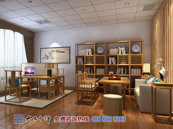 禪意辦公室中式設計裝修 工作即是一種修行