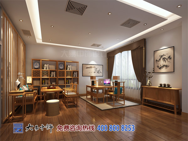 禪意辦公室中式設計裝修 工作即是一種修行