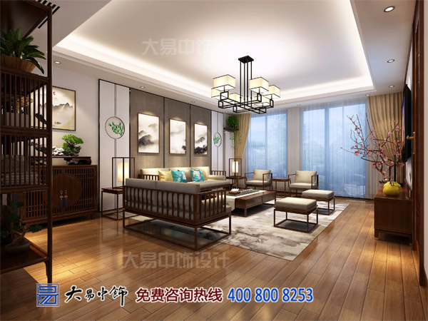 香頌復式家居新中式設計 開(kāi)啟現代生活詩(shī)意篇章