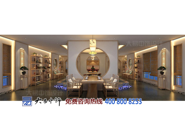 古琴會(huì )館中式裝修設計 此景只應天上有