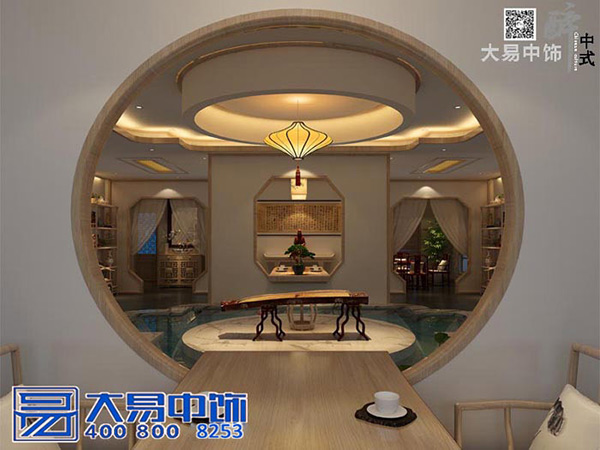 古琴會(huì )館中式裝修設計 此景只應天上有