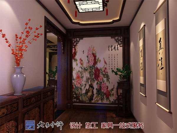 遼寧盤(pán)錦220平米別墅設計，感受中式別墅裝修的氣息