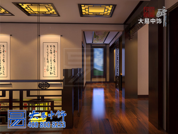 西安550平米別墅中式裝修 開(kāi)啟復古典雅精致生活