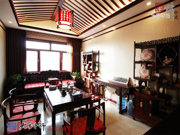 北京順義工業(yè)園區藥業(yè)集團中式辦公空間裝修設計元素