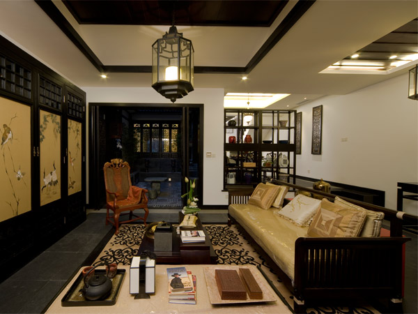 新中式風(fēng)格裝修設計 淡雅含蓄現代裝修效果圖