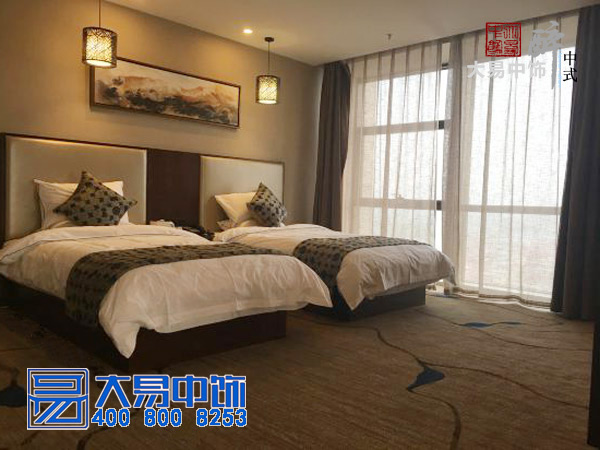 中式酒店裝修竣工現場(chǎng) 國際大酒店中式設計