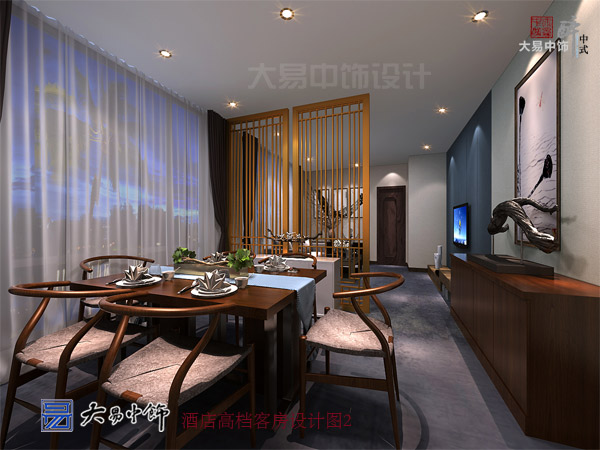 北京蘭帕國際酒店休閑娛樂(lè )區新中式風(fēng)格裝修設計(二)