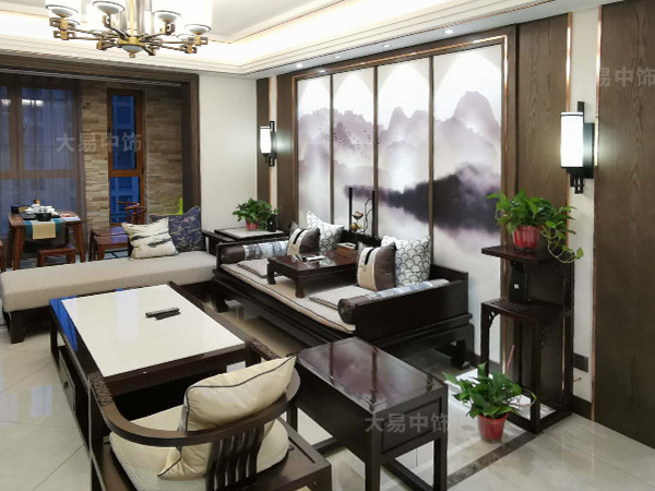 安浐灞半島家庭室內設計感受新中式風(fēng)格全屋整裝生活